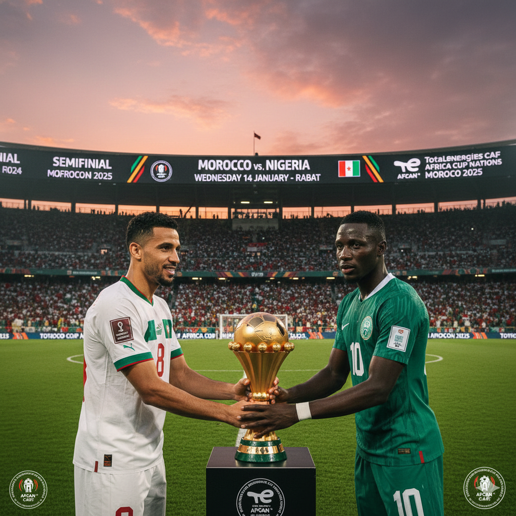 Morocco vs Nigeria Semifinal AFCON 