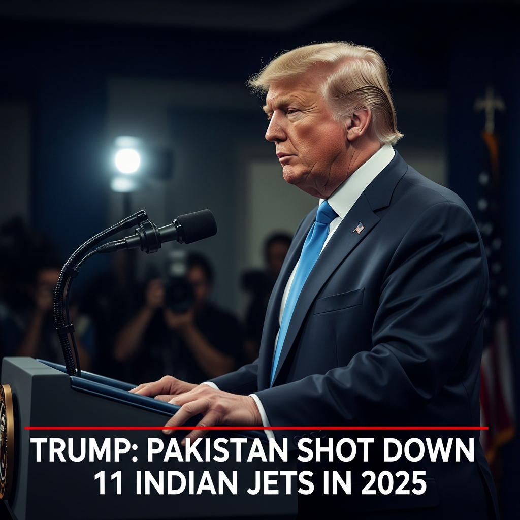 Trump  Repeats 11 India's  Jet Shootdown, Assertion at Gaza Peace Board Claims He Prevented India–Pakistan War